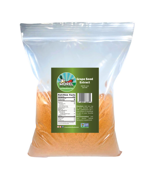 Morel Distribution Company Pure Grape Seed Powder Flour (Antioxidant) 2 oz, 4 oz, 8 oz, 1 lb, 2 lbs, 5 lbs, 10 lbs (2 Lbs)