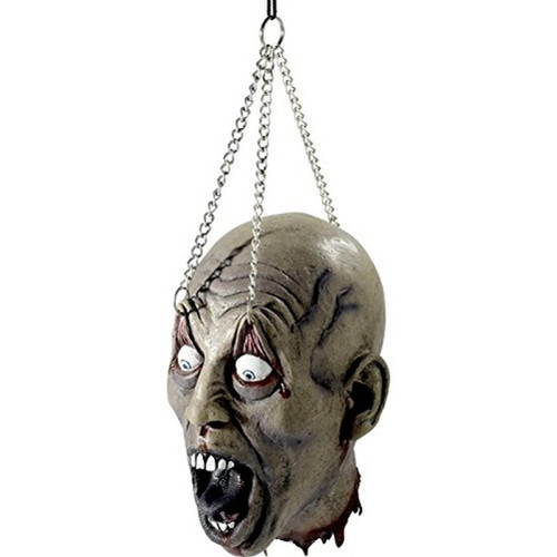 Smiffy's Men's Dismembered Latex Head One Size Red