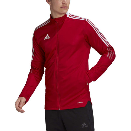 adidas Men's Tiro 21 Track Jacket, Team Power Red, Small