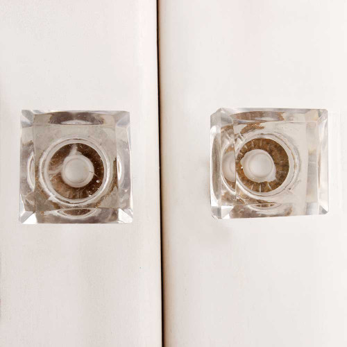 Indian Shelf 10 Pieces Door Knobs | Square Cabinet Knobs Vintage | Multicolor Vintage Drawer Knobs | Glass Dresser Door Knobs | Bedroom Dresser Knobs and Pulls | Cabinet Pulls With One Hole
