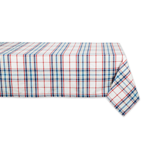 DII Nantucket Kitchen Collection Cotton, Machine Washable, Tablecloth, 60x104