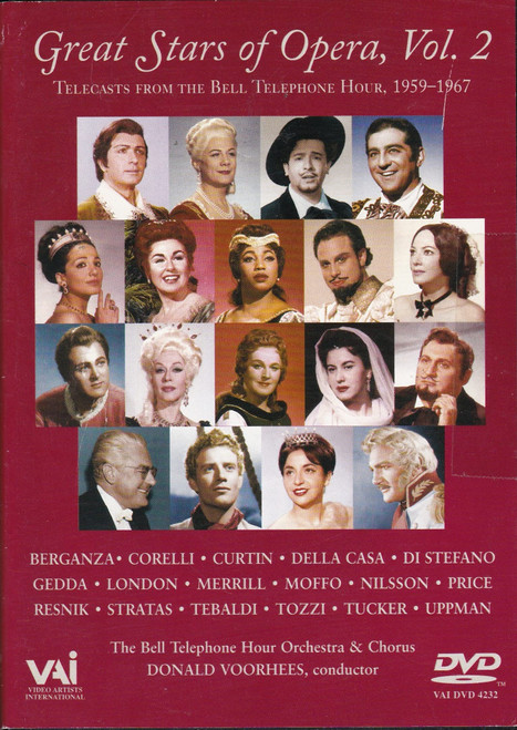 Great Stars of Opera, Vol. 2 - Telecasts from the Bell Telephone Hour 1959-1967 Great Stars of Opera, Vol. 2 - Telecasts from the Bell Telephone Hour 1959-1967