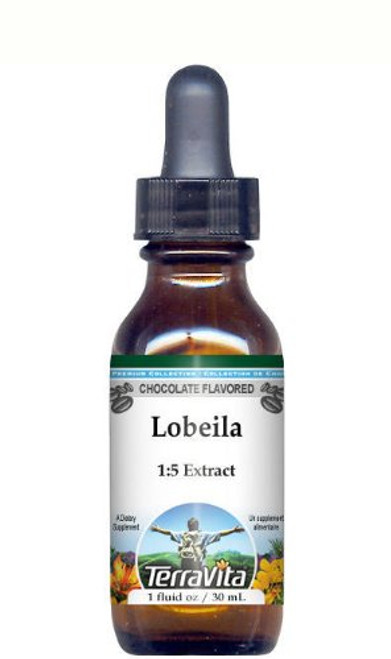Lobelia Glycerite Liquid Extract (1:5) - Chocolate Flavored (1 oz, ZIN: 517049) - 2 Pack