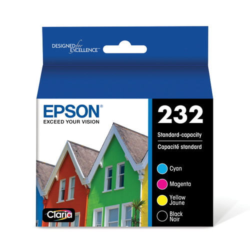 EPSON 232 Claria Ink Standard Capacity Black & Color Cartridge Combo Pack (T232120-BCS) Works with WorkForce WF-2930, WF-2950, Expression XP-4200, XP-4205 EPSON 232 Claria Ink Standard Capacity Black & Color Cartridge Combo Pack (T232120-BCS) Works with WorkForce WF-2930, WF-2950, Expression XP-4200, XP-4205