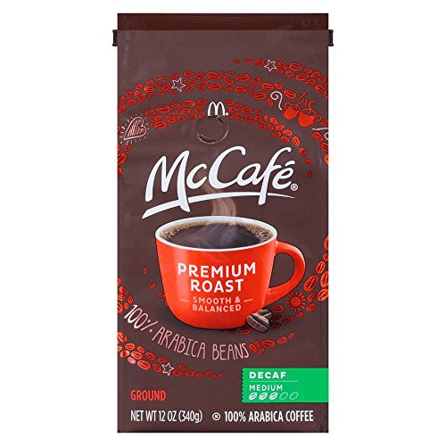 McCafe Premium Medium Roast Decaf Ground Coffee (12 oz Bag) McCafe Premium Medium Roast Decaf Ground Coffee (12 oz Bag)