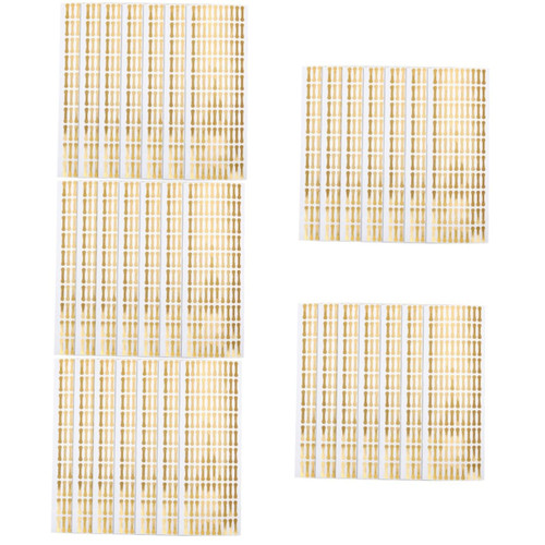 Tofficu 2500 Pcs Tamper Evident Stickers Tamper Proof Labels Tamper Evident Label Blank Stickers Tamper Proof Stickers Jar Labels Food Bag Tamper Seal Clear Tape Cosmetic PVC Label Sticker