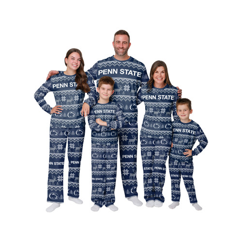 FOCO NCAA Ugly Pattern Family Holiday Pajamas - Youth - 7