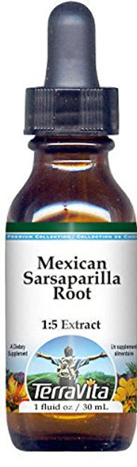 Mexican Sarsaparilla Root Glycerite Liquid Extract (1:5) - No Flavor (1 oz, ZIN: 522717) - 2 Pack Mexican Sarsaparilla Root Glycerite Liquid Extract (1:5) - No Flavor (1 oz, ZIN: 522717) - 2 Pack