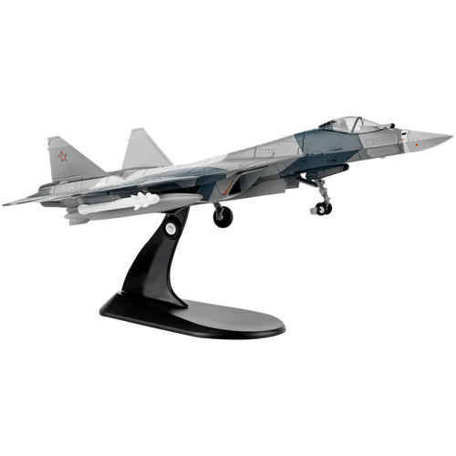 HANGHANG 1:100 Military Model Plane SU-57 Alloy Fighter Plane Model,Model Airplane for Collection and Gift (Change).