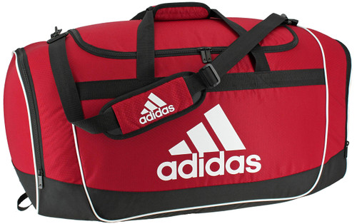 adidas Unisex Defender II Medium Duffel Bag, Power Red, ONE SIZE