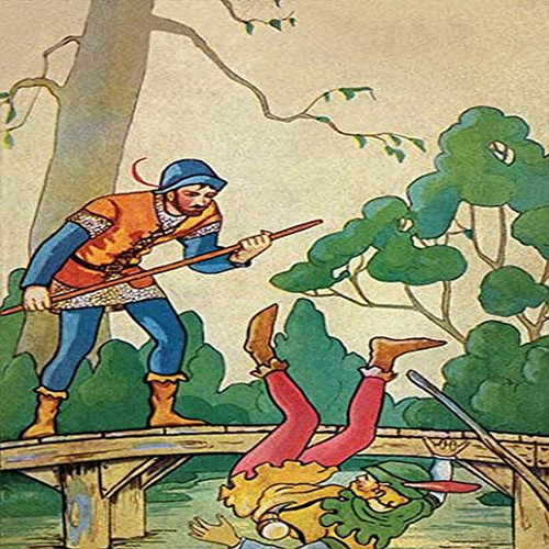 Buyenlarge 0-587-25926-4-G1827 'The Bridge Duel' Giclee Fine Art Print, 18" x 27" Buyenlarge 0-587-25926-4-G1827 'The Bridge Duel' Giclee Fine Art Print, 18" x 27"