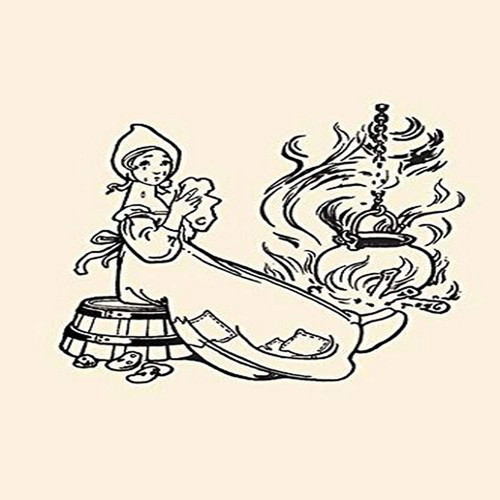 Buyenlarge 0-587-26372-5-G1827 'Cinderella's Chores' Giclee Fine Art Print, 18" x 27"