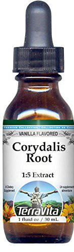Corydalis Root Glycerite Liquid Extract (1:5) - Vanilla Flavored (1 oz, ZIN: 522339)