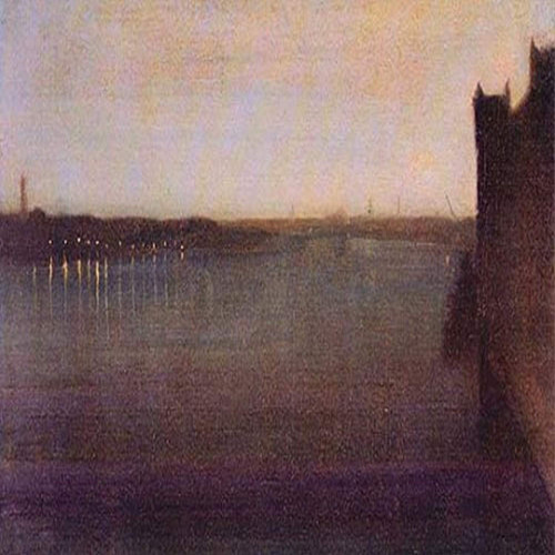 Buyenlarge 0-587-25725-3-G1827 'Nocturne in Gray and Gold, Westminster Bridge' Giclee Fine Art Print, 18" x 27"