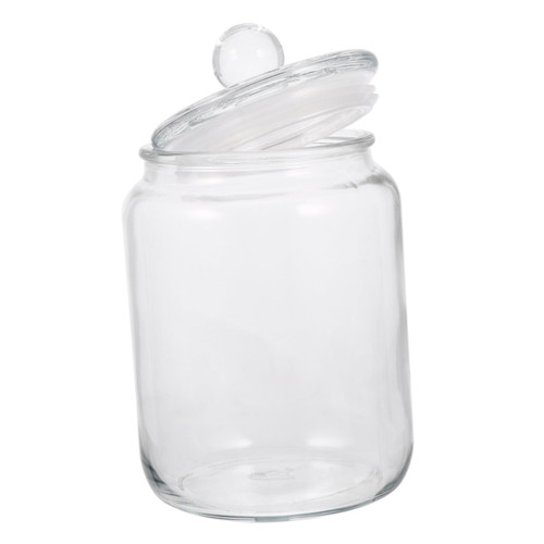 Abaodam Glass Storage Container Cereal Jar Empty Containers Jar Storage Glass Sealed Can Airtight Seal Food Jars Glass Tea Jar Empty Bottles Sealed Canisters Food Storage Jar Coffee Cans
