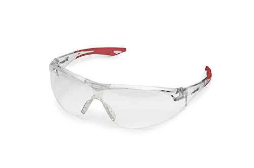 Elvex WELSG18C Avion, One Size, Clear Lens/Red Temple
