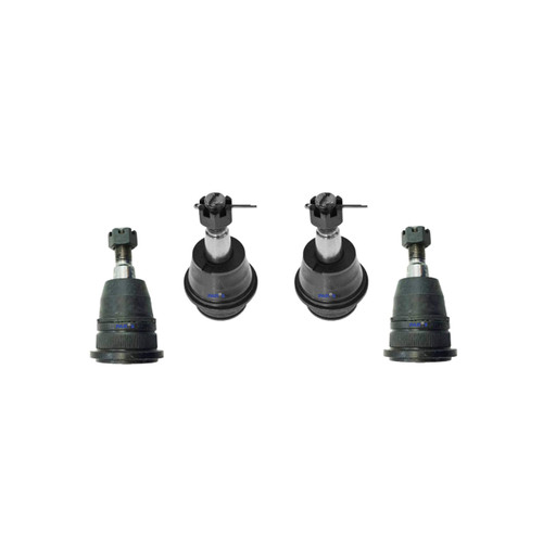 4 Pc Front Suspension Lower Ball Joints + Upper Ball Joints Fits the 5 Lug Wheels