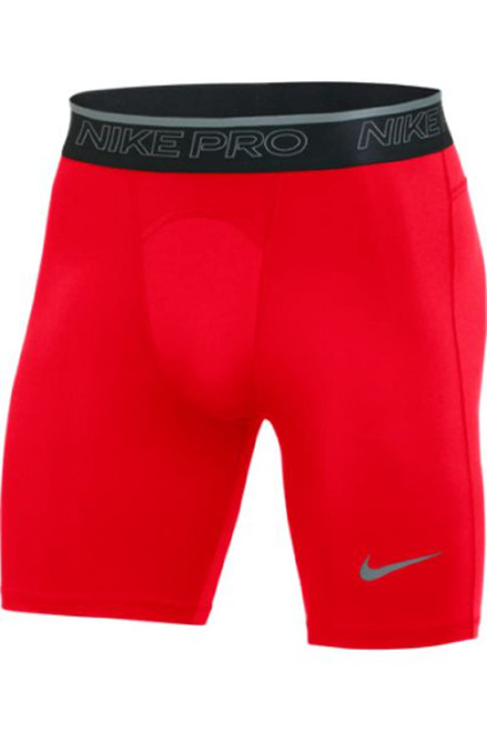 Nike Mens PRO Training Compression Short red Medium