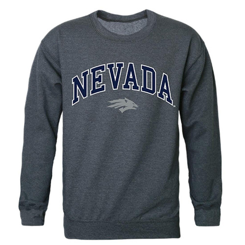 UNR Nevada Wolf Pack NCAA Campus Crewneck Sweatshirt - XX-Large, Heather Charcoal UNR Nevada Wolf Pack NCAA Campus Crewneck Sweatshirt - XX-Large, Heather Charcoal