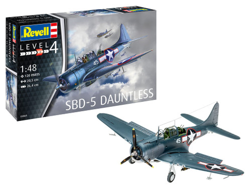 Revell 03869 SBD-5 Dauntless Model Kit 1:48 Scale Revell 03869 SBD-5 Dauntless Model Kit 1:48 Scale