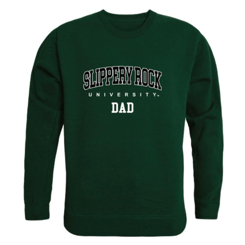 W Republic Slippery Rock The Rock Dad Fleece Crewneck Pullover Sweatshirt Forest Large