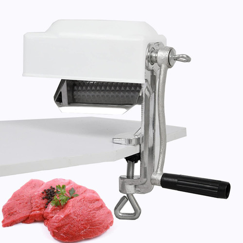 tonchean Commercial Meat Tenderizer Manual Meat Cuber Heavy Duty Steak Flatten Cuber Rolling Meat Poultry Tenderizer Machine Clamp on Meat Tenderizer Kitchen Tool