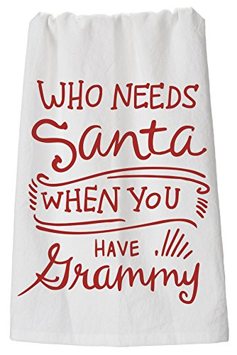 Primitives by Kathy 25946 Christmas LOL Kitchen Towel, Have Grammy