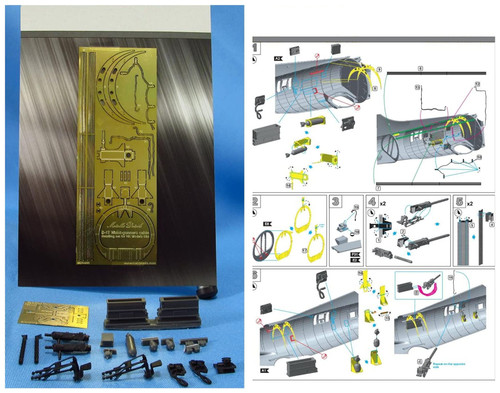 Metallic Details MDR4870-1/48 B-17. Waist-Gunners Cabin (for HK Models kit)