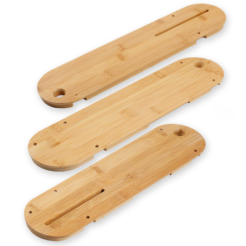 3 Pcs Zero Clearance Inserts Fit for Delta 36-725, 36-725T2, 36-5152, 36-5000, 36-5000T2 Table Saws with Riving Knife Slot