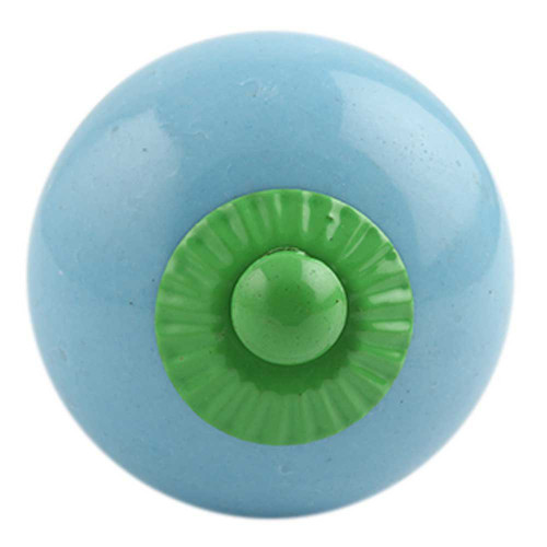 Indian Shelf 14 Pieces Cabinet Knob | Solid Chest of Drawer Knobs | Unique Dresser Knobs Blue | Pulls and Knobs for Kitchen Cabinets Ceramic | Drawer Pulls One Hole | Door Knob