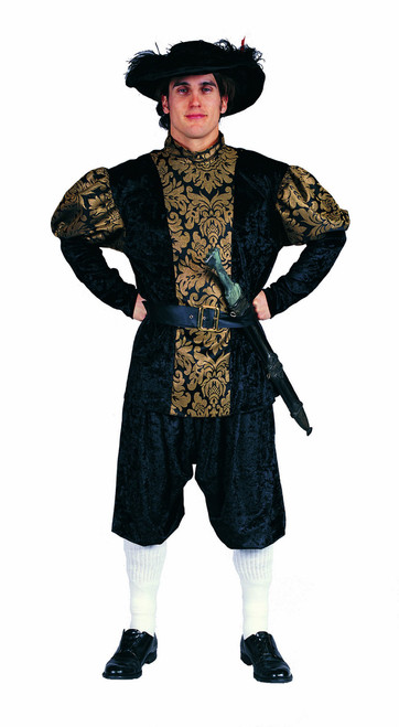 RG Costumes Men's Royal King, Black/Gold, One Size