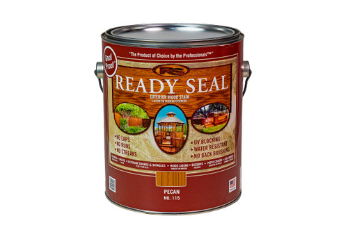 1 gal Ready Seal 115 Pecan Exterior Stain and Sealer For Wood