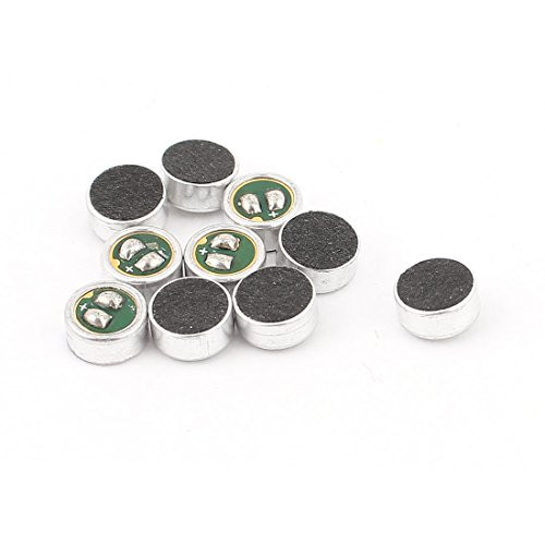 uxcell 10 Pcs 6mm x 2.7mm SMD MIC Electret Microphone Condenser Pickup