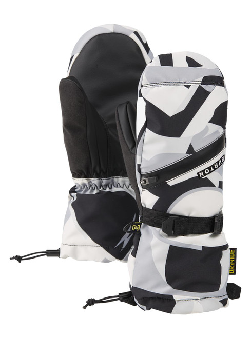 Burton Kids' Vent Snowboard & Ski Waterproof Mittens (True Black Comsmoblock, X-Small)