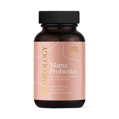 Biomeology Probiotics for Pregnancy, Postpartum, and Breastfeeding | Supports Digestive and Immune Health for Mom and Baby | Morning Sickness Relief | Take with Prenatal Vitamins | 30 Capsules Biomeology Probiotics for Pregnancy, Postpartum, and Breastfeeding | Supports Digestive and Immune Health for Mom and Baby | Morning Sickness Relief | Take with Prenatal Vitamins | 30 Capsules