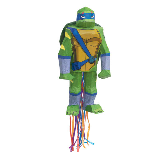 Ninja Turtles Leonardo 3D Pull String Pinata - 22" x 11", 1 Pc
