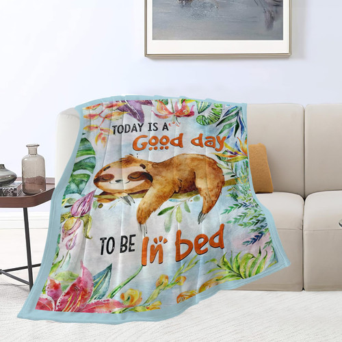 Sloth Blanket Soft Cozy Cute Kawaii Sloth Plush Throw Blanket Warm Lightweight Sloth Bedding Decor Flannel Fleece Blanket Gifts for Girls Kids Baby Women Adults Bed Travel 50"x 60" Sloth Blanket Soft Cozy Cute Kawaii Sloth Plush Throw Blanket Warm Lightweight Sloth Bedding Decor Flannel Fleece Blanket Gifts for Girls Kids Baby Women Adults Bed Travel 50"x 60"