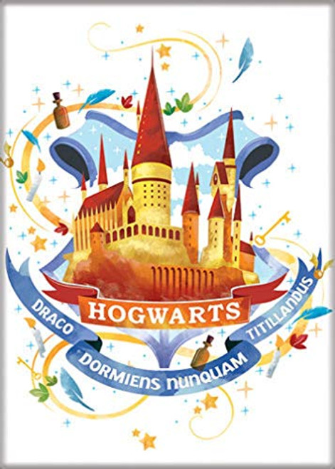 Ata-Boy Harry Potter Charms Hogwarts School 2.5" x 3.5" Magnet for Refrigerators and Lockers Ata-Boy Harry Potter Charms Hogwarts School 2.5" x 3.5" Magnet for Refrigerators and Lockers