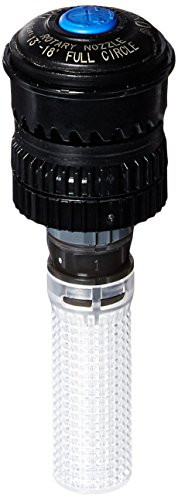 Rain Bird 18RNF Mini Rotary Spray Nozzle, 360 Full Circle Pattern, Adjustable 13' - 18' Spray Distance