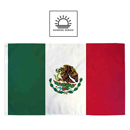 Infinity Republic Sunrise Series - Mexico Flag 3x5ft Poly - Perfect for Indoors/Outdoors!