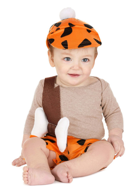 Flintstones Bamm-Bamm Rubble Costume for Infants, Flintstones Baby Caveman Outfit, Bedrock Cosplay & Halloween 12/18 Months