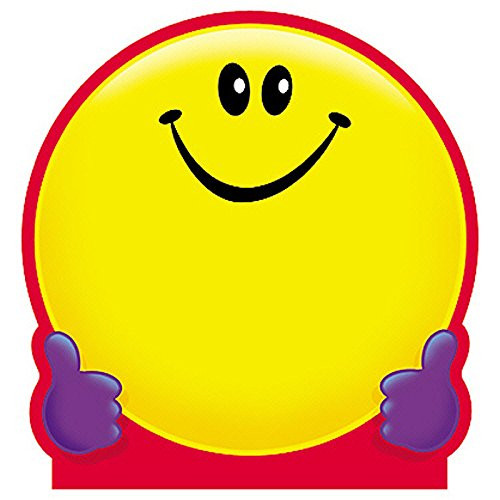 TREND enterprises, Inc. Smiley Face Note Pad-Shaped, 50 sheets