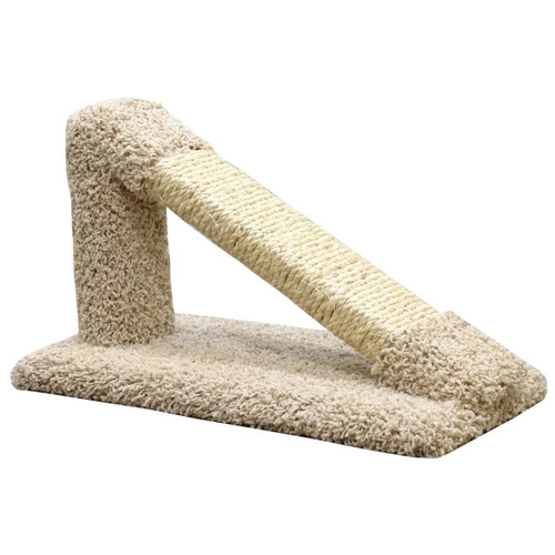 New Cat Condos Premier Tilted Scratching Post, Beige