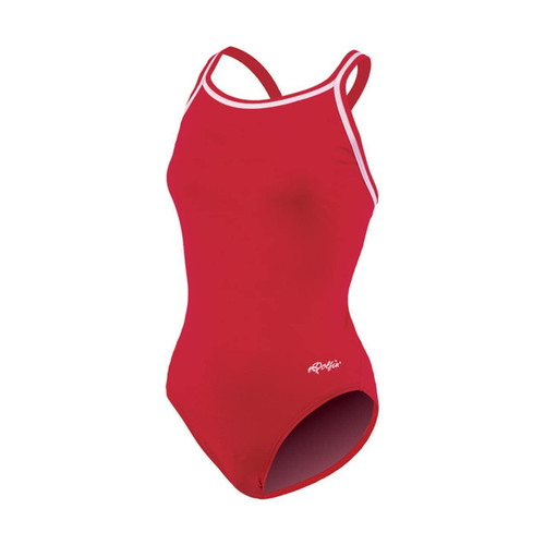 Dolfin Women's Solid DBX Back 1-Piece Red 24