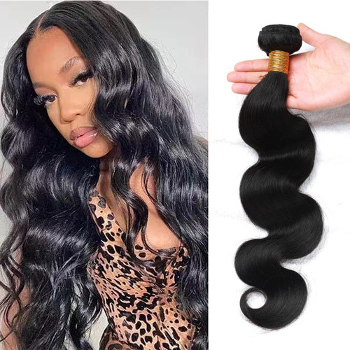 Human Hair Bundles Body Wave 1 Bundle 12A Unprocessed Brazilian Virgin Human Hair Body Wave Bundles 100G Natural Black Hair Extensions Human Hair Bundles Body Wave 1 Bundle 12A Unprocessed Brazilian Virgin Human Hair Body Wave Bundles 100G Natural Black Hair Extensions