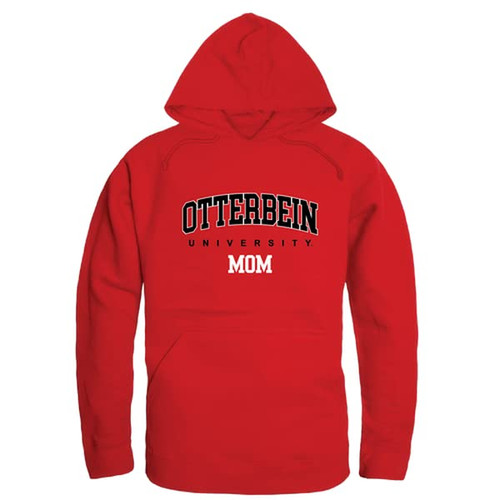 W Republic 565-361-RED-01 Women Otterbein University Cardinals Mom Hoodie Red - Small