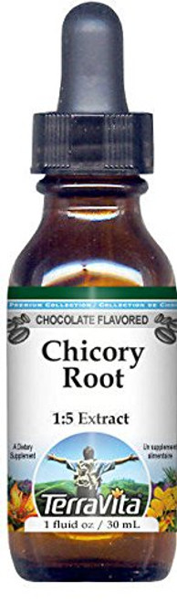 Chicory Root Glycerite Liquid Extract (1:5) - Chocolate Flavored (1 oz, ZIN: 522280) - 2 Pack Chicory Root Glycerite Liquid Extract (1:5) - Chocolate Flavored (1 oz, ZIN: 522280) - 2 Pack