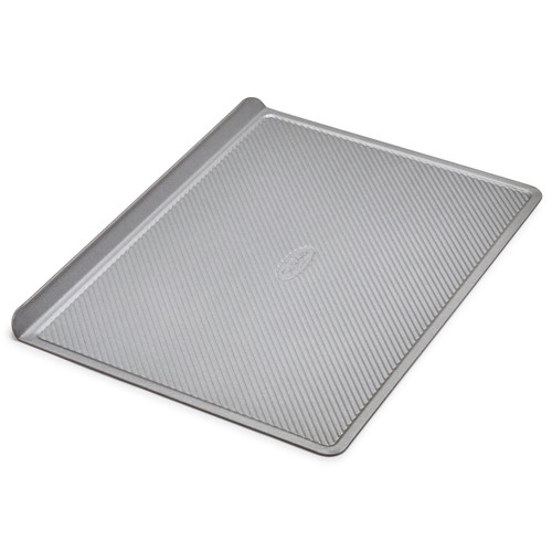 Sur La Table Platinum Pro Half-Sheet Cookie Pan, Silver Sur La Table Platinum Pro Half-Sheet Cookie Pan, Silver