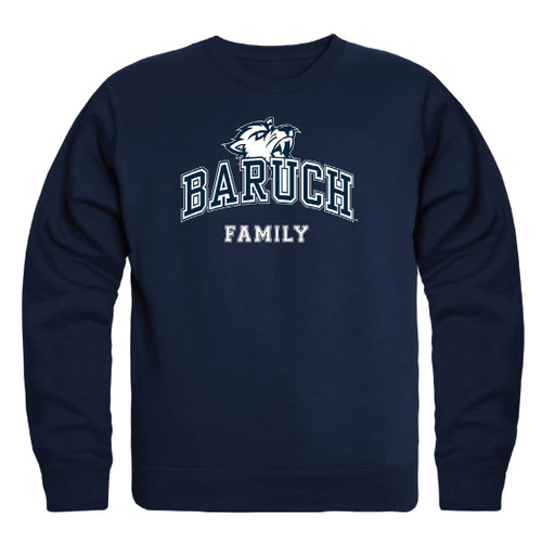 W Republic Baruch College Bearcats Family Crewneck Pullover Sweatshirt Sweater - Navy, X-Large