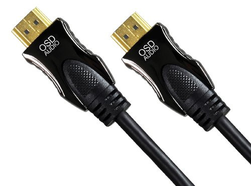 OSD Audio Premium High Speed 3D HDMI Cable with Ethernet, 3 Feet